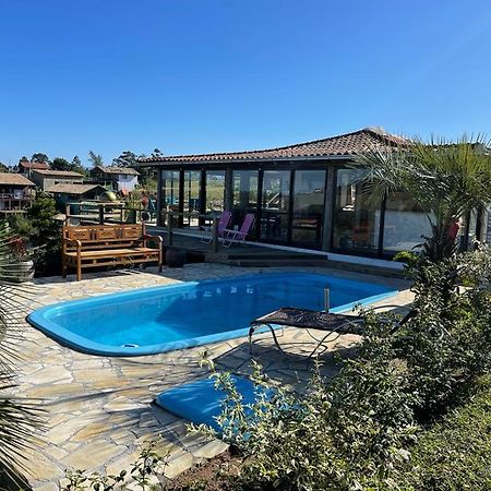 Villa Santorini Praia Do Rosa Com Piscina E Jacuzzi Exterior foto
