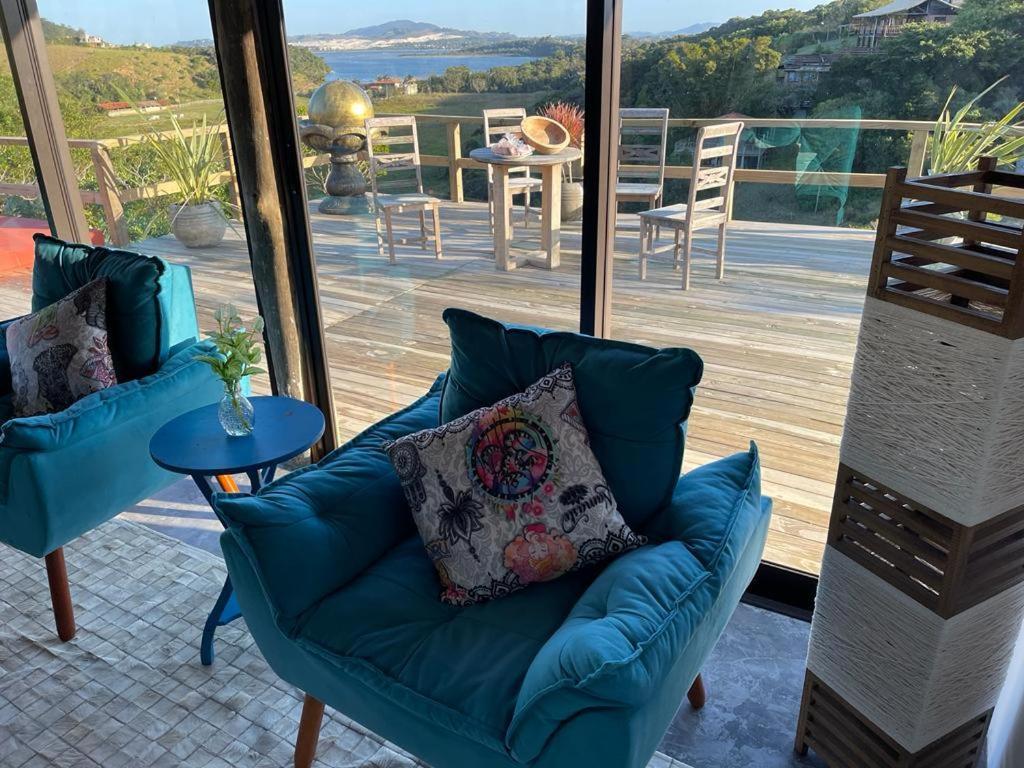 Villa Santorini Praia Do Rosa Com Piscina E Jacuzzi Exterior foto